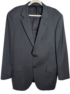Jos A Bank 100% Wool Blazer Sport Coat Gray Tailored Jacket 43R